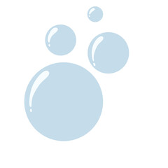 blue bubble background