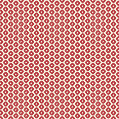 Japanese Pattern: Kanoko Seamless Design - Red Theme (鹿の子 赤 和柄)