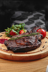 Meat with sauce for you