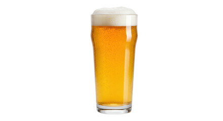 Isolated Glass of Beer