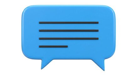 Isolated Speech Bubble