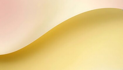 Abstract light study of softly curved plane dividing pink and golden yellow gradient light.