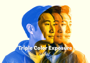 Triple Color Exposure Effect