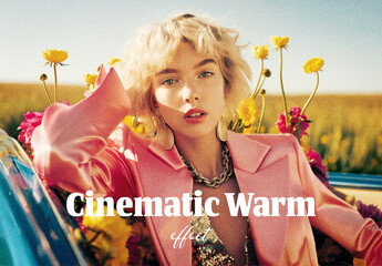 Cinematic Warm Photo Effect