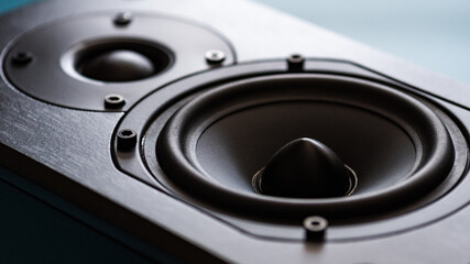 Exploring sound quality acoustic speaker design studio product modern close-up audio technology