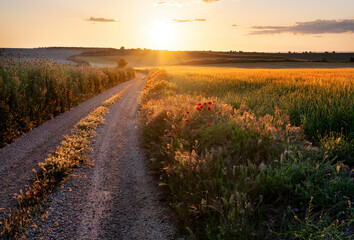 Amanece en el camino de La Loba