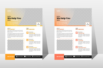 Creative Business Flyer template layout ,Corporate flyer, brochure, magazine or flier mockup in vibrant colors. perfect for creative professional business. vector template