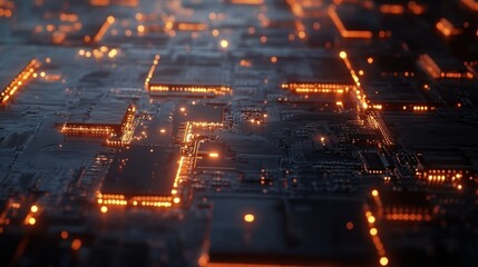 Obraz premium Abstract circuit board