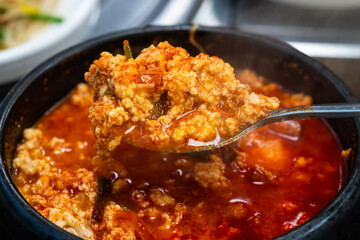hot spicy stew of soft stew