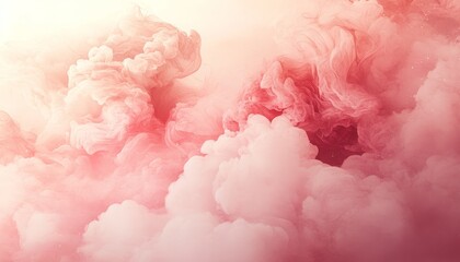 Fototapeta premium Gentle Delicate Vivid Abstract Background with Wavy Fluid Shapes in Monochromatic Pink Tones
