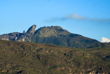 mountain landscape at Ouro Preto, Minas Gerais, Brazil 