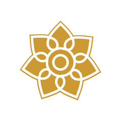 Gold Mandala element