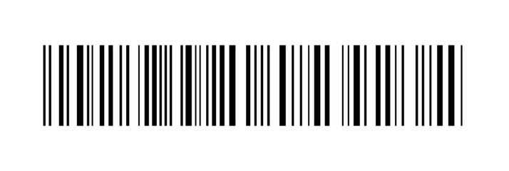 Realistic barcode. Barcode icon. Vector illustration. Barcode icon. Barcode vector icon. Simple fake bar code. Bar code for web design.	