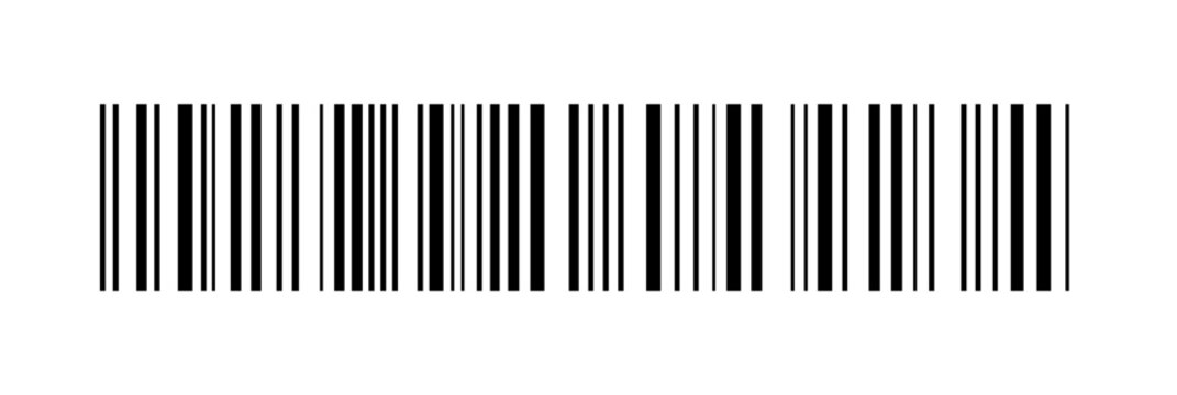 Realistic barcode. Barcode icon. Vector illustration. Barcode icon. Barcode vector icon. Simple fake bar code. Bar code for web design.	