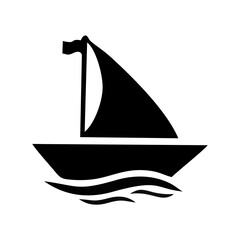 Sailboat Icon Shilouettes