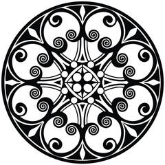 Fototapeta premium black and white abstract background