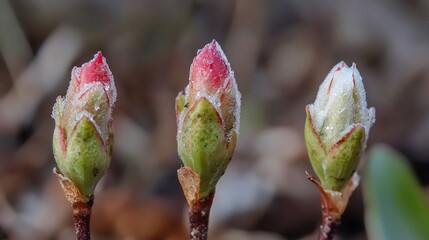 Sequence showing the gradual changes of a flower as it blooms in spring flourishes in summer fades in fall and rests in winter captured in timelapse