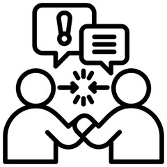 Conflict Resolution Icon