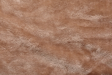Texture of brown velvet fabric