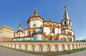 Russia, Epiphany Cathedral  Orthodox cathedral in Irkutsk, in the Irkutsk Eparchy of the Russian Orthodox Church.