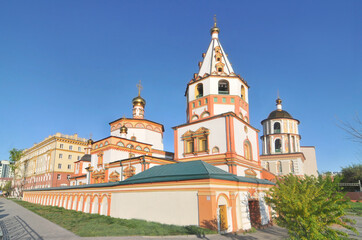 Russia, Epiphany Cathedral  Orthodox cathedral in Irkutsk, in the Irkutsk Eparchy of the Russian Orthodox Church.