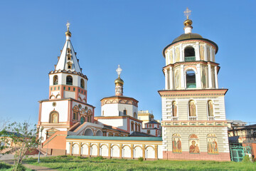 Russia, Epiphany Cathedral  Orthodox cathedral in Irkutsk, in the Irkutsk Eparchy of the Russian Orthodox Church.
