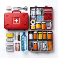 First aid kit essentials medical supplies emergency preparedness health safety healthcare equipment tools