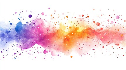 abstract background with colorful splashes