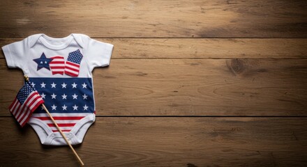 Rustic 4th of July maternity/baby background. Sweet & patriotic for announcements, baby showers, or digital backdrops.