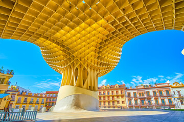 The modern Metropol Parason construction in Seville, Spain