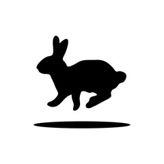 Shilouettes Rabbit Illustration