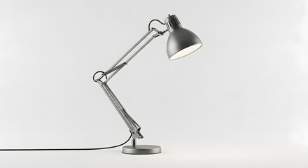 Modern Adjustable Desk Lamp on White
