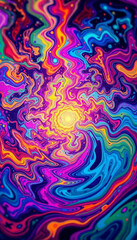 Swirling patterns. A captivating and vibrant screensaver. Rich, vibrant colours