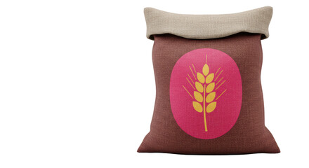 Isolated Flour Sack