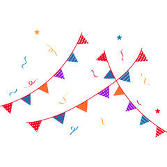 Birthday Bunting Flag Decoration