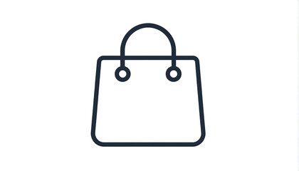 Shopping Bag Icon Design.
