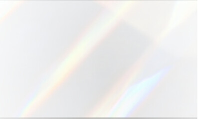 Rainbow spectrum PNG with glowing crystal, diamond glare, neon shine and magic overlay, transparent background with flare, flash, optical beam, colorful prism and elegant jewelry light design