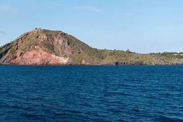 Vulcanello volcano on Vulcano island located in the Tyrrhenian Sea. Aeolian (Lipari) Islands. Italy. Europe.