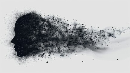 Depiction of apathy and psychological freeze from prolonged stress