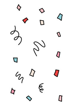  Festive Confetti for Birthday Party Background
