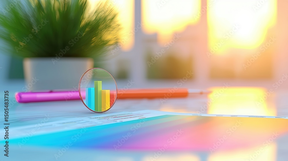 Poster efficiency manager streamlining operations with a detailed performance report.
