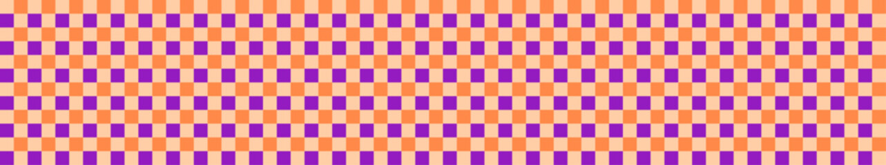 Halloween argyle geometric pattern background. Autumn pumpkin and chevron design. Flat vector illustration isolated on white background.