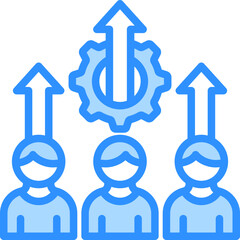 Increase Team Work Icon