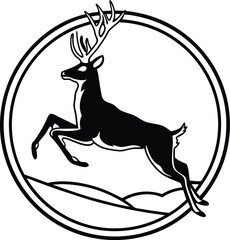 vector image of adeer 