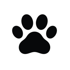 Cat leg  vector art illustration