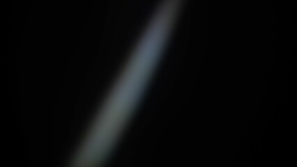 Abstract Glare Streak Against a Dark Background