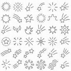 Hand-Drawn Vector Set of Arrows and Floral Designs for Seamless Sketch Patterns

