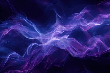 Purple light smoke swirling in space. Mystery and imagination concept.  
