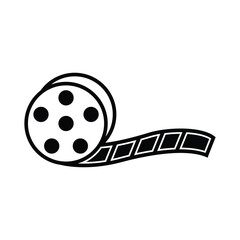 film reel icon vector design template