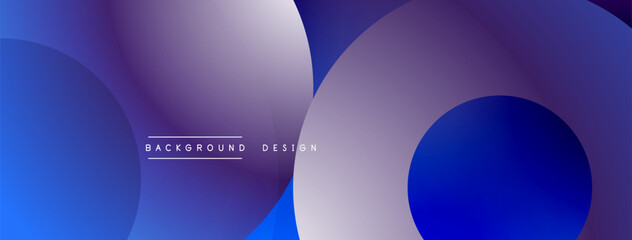 Abstract fluid shapes, blue purple gradients. Modern design element for backgrounds, banners, presentations. Minimalist aesthetic.